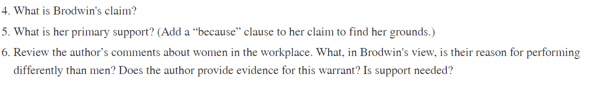 Hello, The assignment is to answer 6 questions.  Attach is the file 7