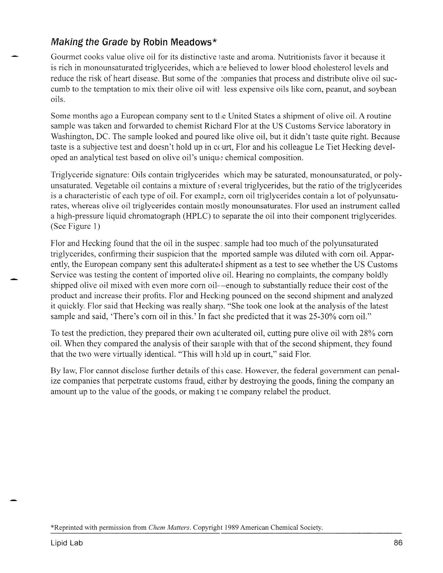 Hello. Read the article and respond to a few questions. 4