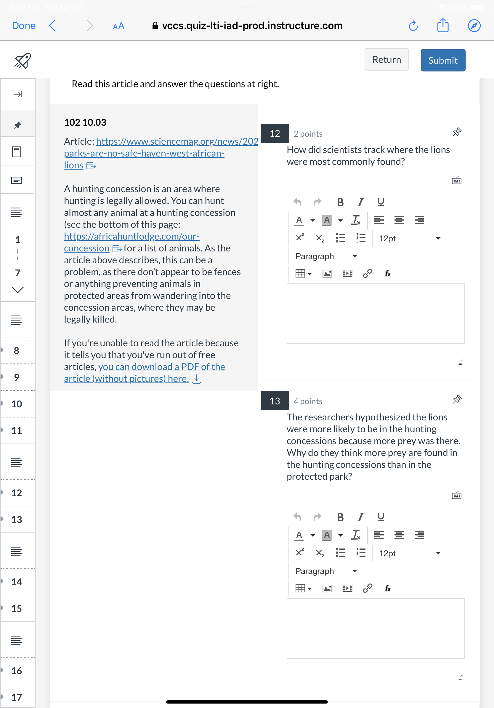 answer the questions 7