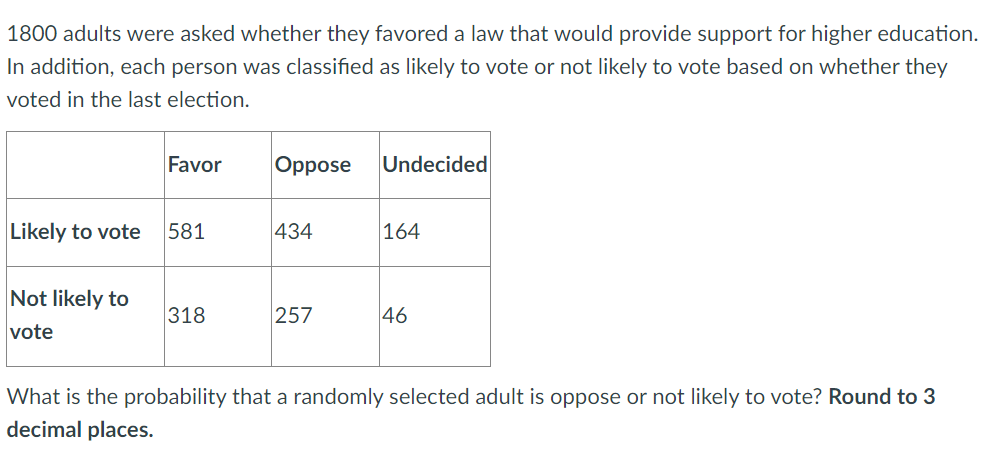 Need help answering 3 easy elementary statistics questions and please show how you got the answer on document   ty 1