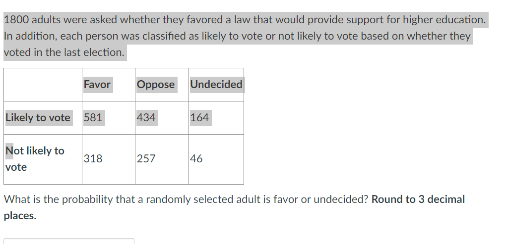 Need help answering 3 easy elementary statistics questions and please show how you got the answer on document   ty 2