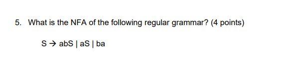 Automata Theory Homework, 5