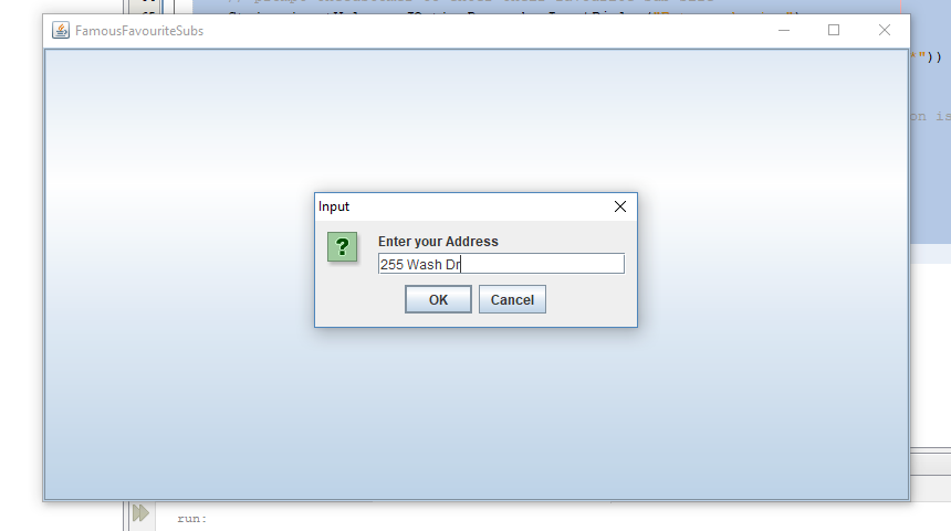  Update the GUI application you have developed so far by adding a Java application to store the order just made by the customer in a file and present a file confirmation message using files and strea 6