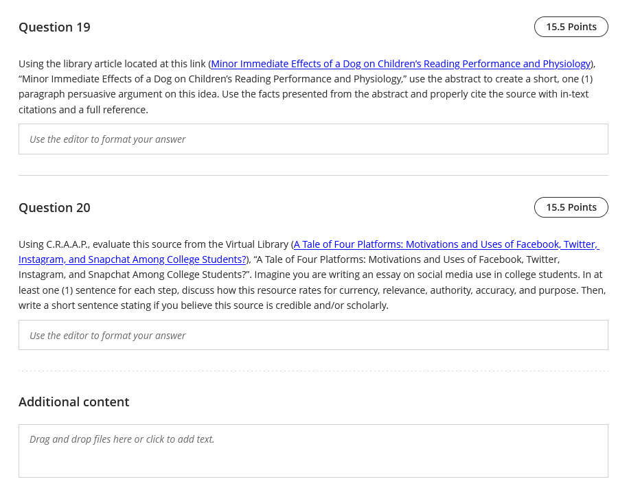 English - 5 quiz questions attached 2
