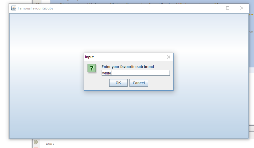  Update the GUI application you have developed so far by adding a Java application to store the order just made by the customer in a file and present a file confirmation message using files and strea 8