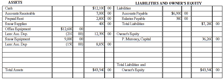 1. Prepare a worksheet for Morin Co.  2. Using the worksheet in Module 4 assignment for Sanchez Computer Center, journalize and post the adjusting entries and prepare the financial statements. 3. Th 2