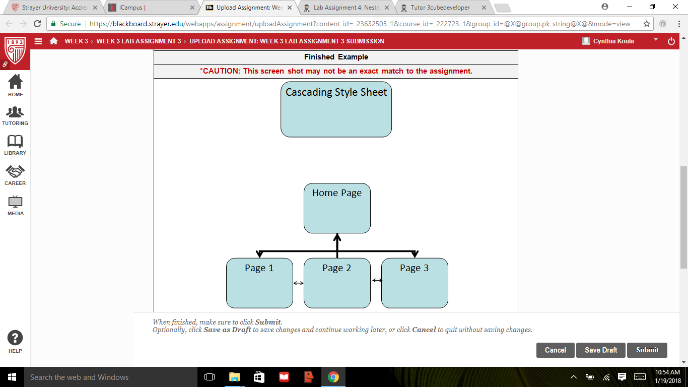 Lab Assignment 3: StoryboardingDue Week 3 and worth 40 pointsDeliverables: Storyboard Document depicting diagrams and descriptions (Web pages not necessary).Complete the weekly lab based on the follow 1