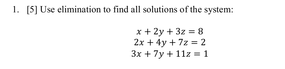 Need help with two linear algebra questions  1