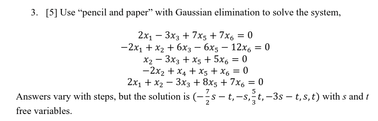 Need help with two linear algebra questions  2