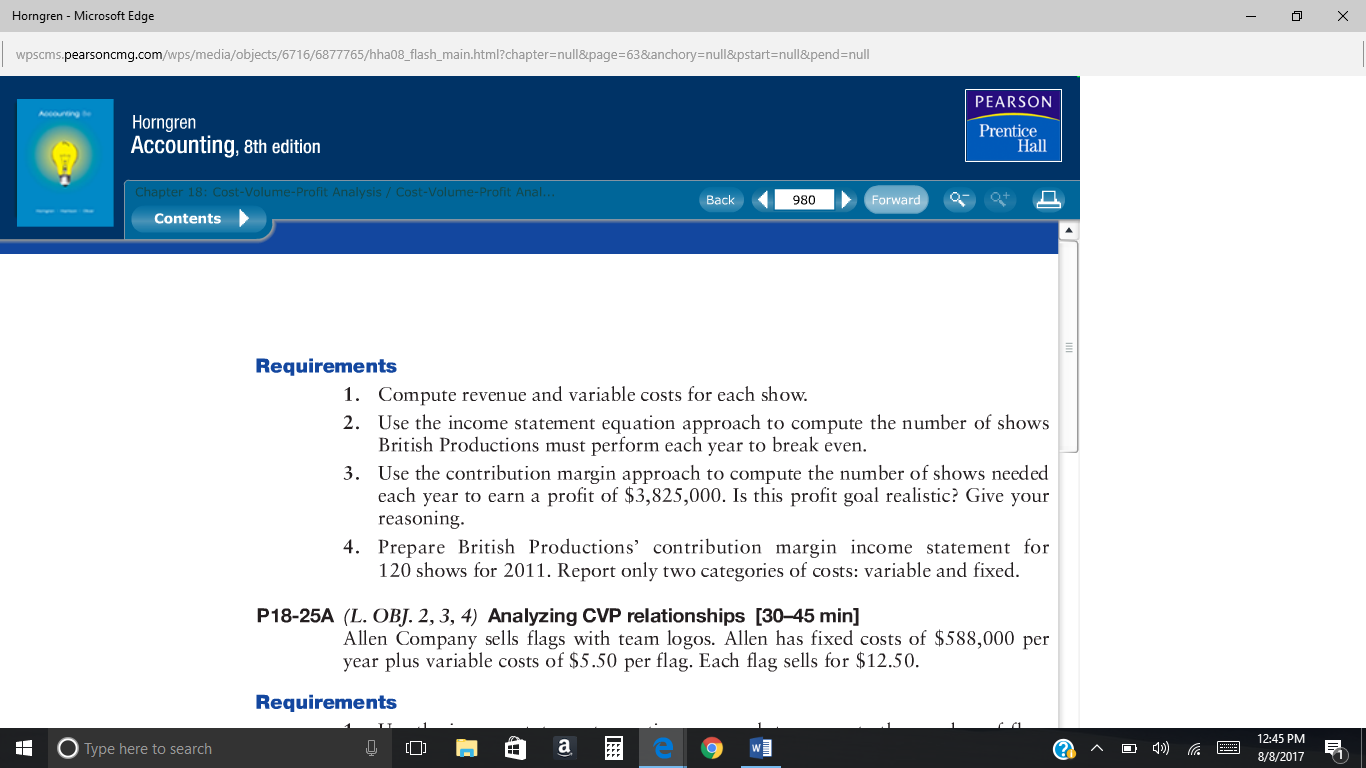 Assignment 3: Excel Problems 5