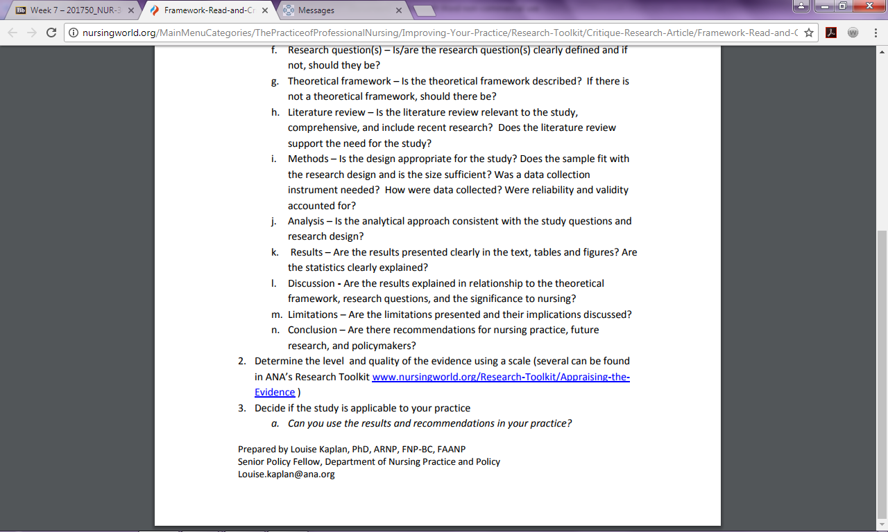 NURSING FINAL PAPER CRITIQUE A RESEARCH STUDY_ar 2