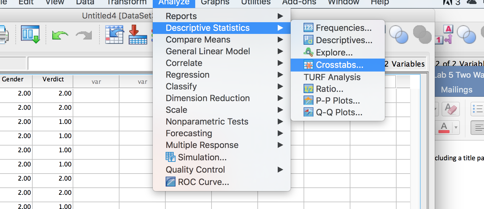 psychology analyzing data 4