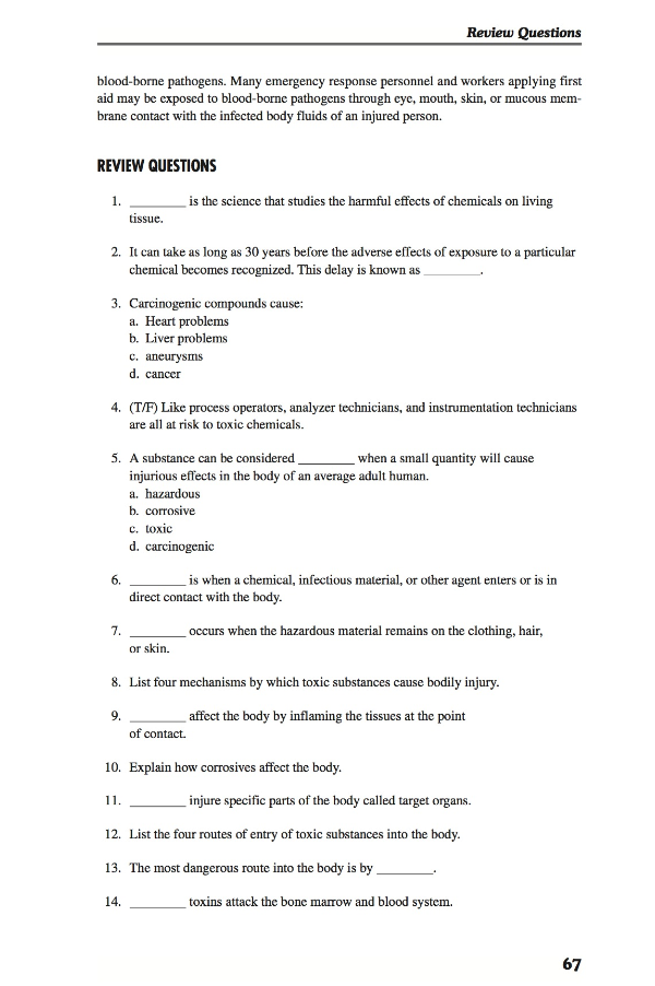 22 Review Questions/ 1 page formal Report 13