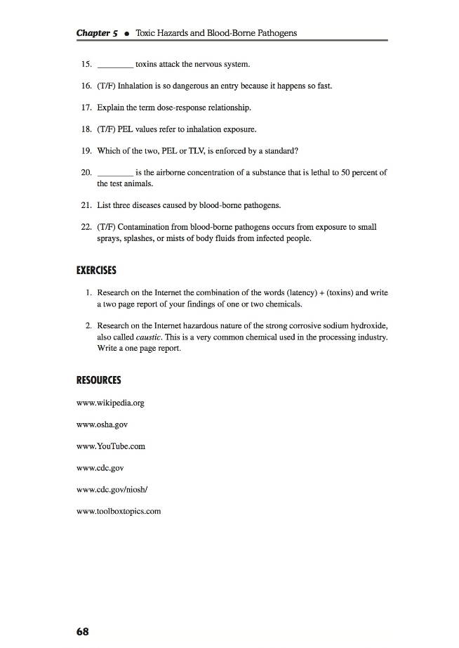 22 Review Questions/ 1 page formal Report 14