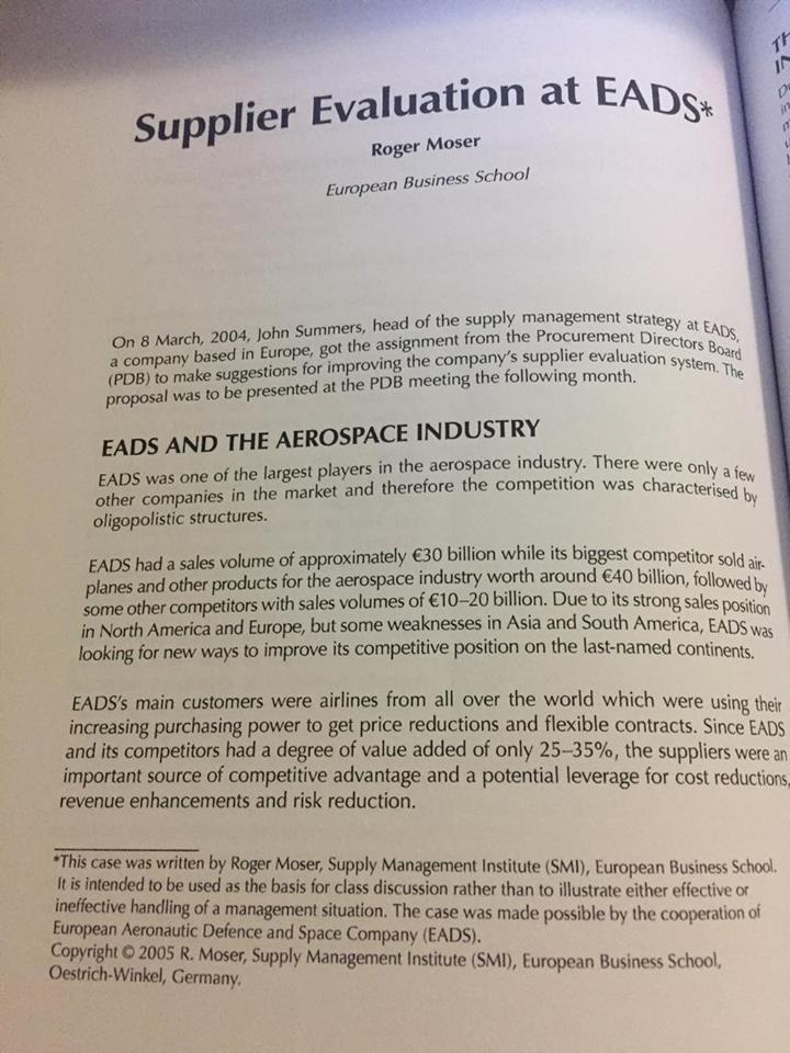 Case study: Supply Chain 1