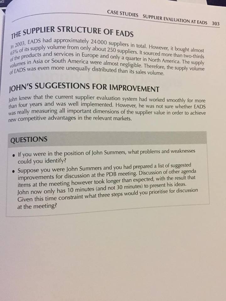 Case study: Supply Chain 4