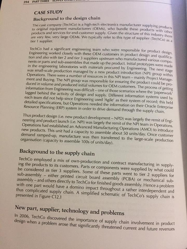 Case study: Supply Chain 6