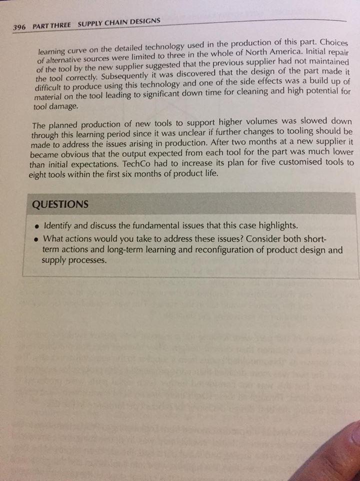 Case study: Supply Chain 8