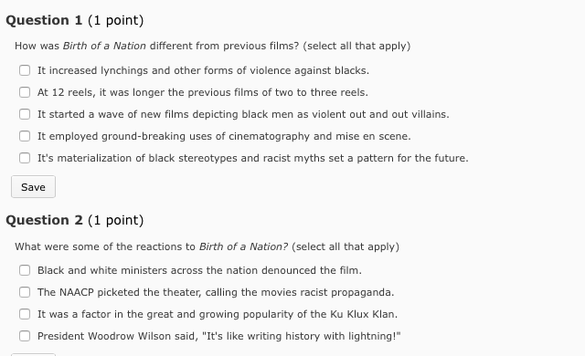 Chapters 1-2, Toms, Coons, Mulattoes, Mammies & Bucks 1