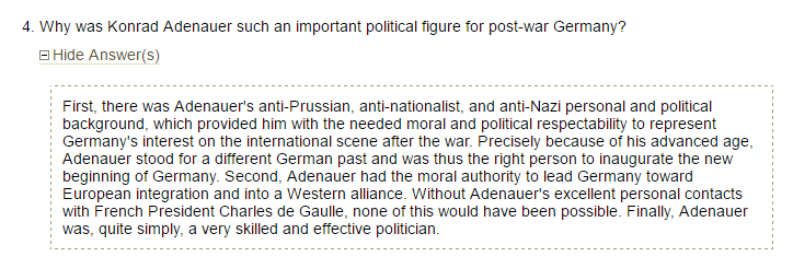 German History Paper 12