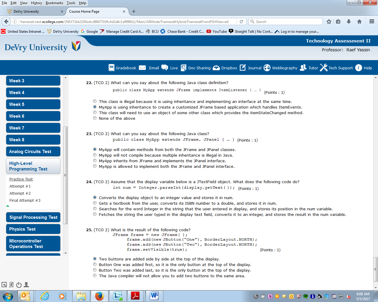 Computer Programming 8