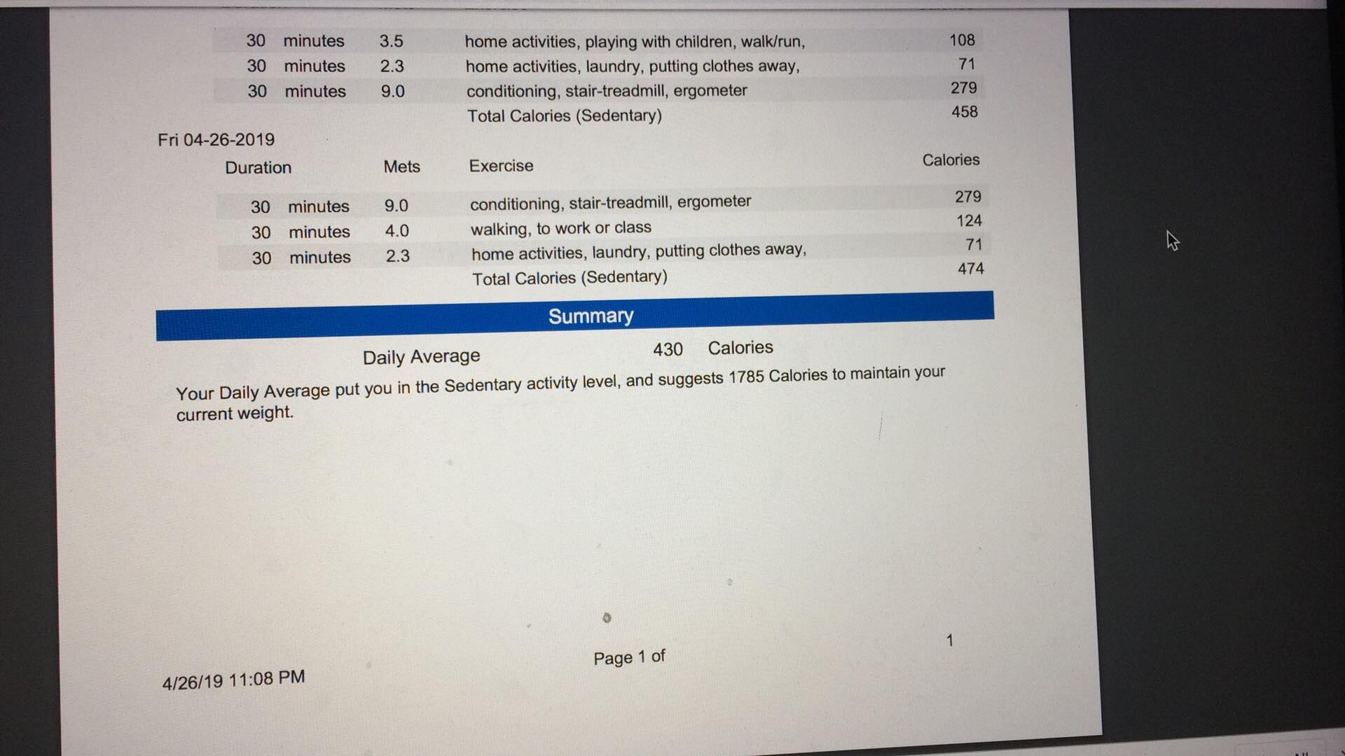 INSTRUCTION: Please review all the pictures attached. These pictures are my result from NUTRICALC PLUS report and summarize my diet in a 3 pages paper.  Also, I attached the sample nutritional analysi 5