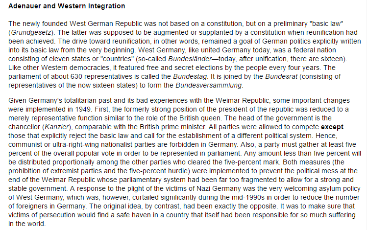 German History Paper 6