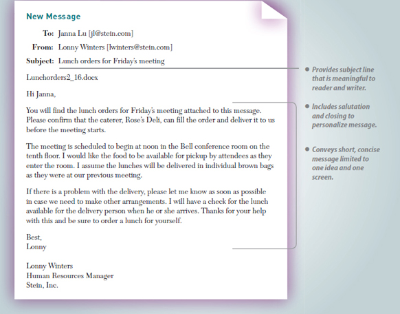 Choose one of the professional scenarios provided. Write a Professional Email Message (in the form of Figure 5.1 on page 76 of BCOM7) from the perspective of a character in the scenario.  The email should address the communication issue provided in the sc 1