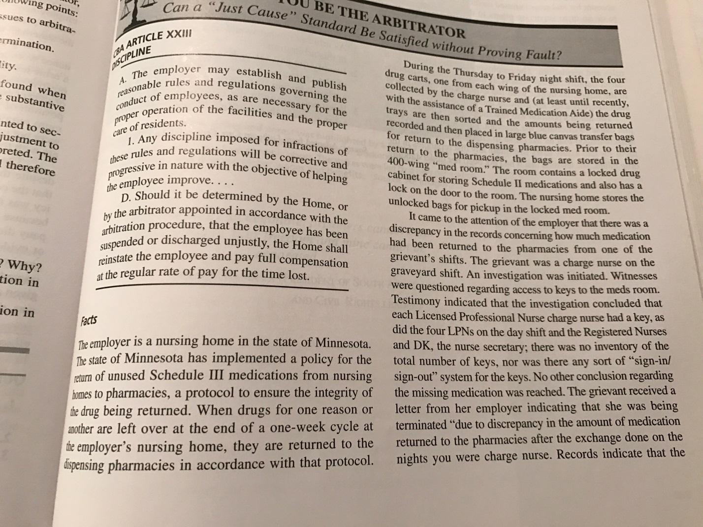 Read Chapter 12 entitled The Arbitration Process thoroughly and write about it 1