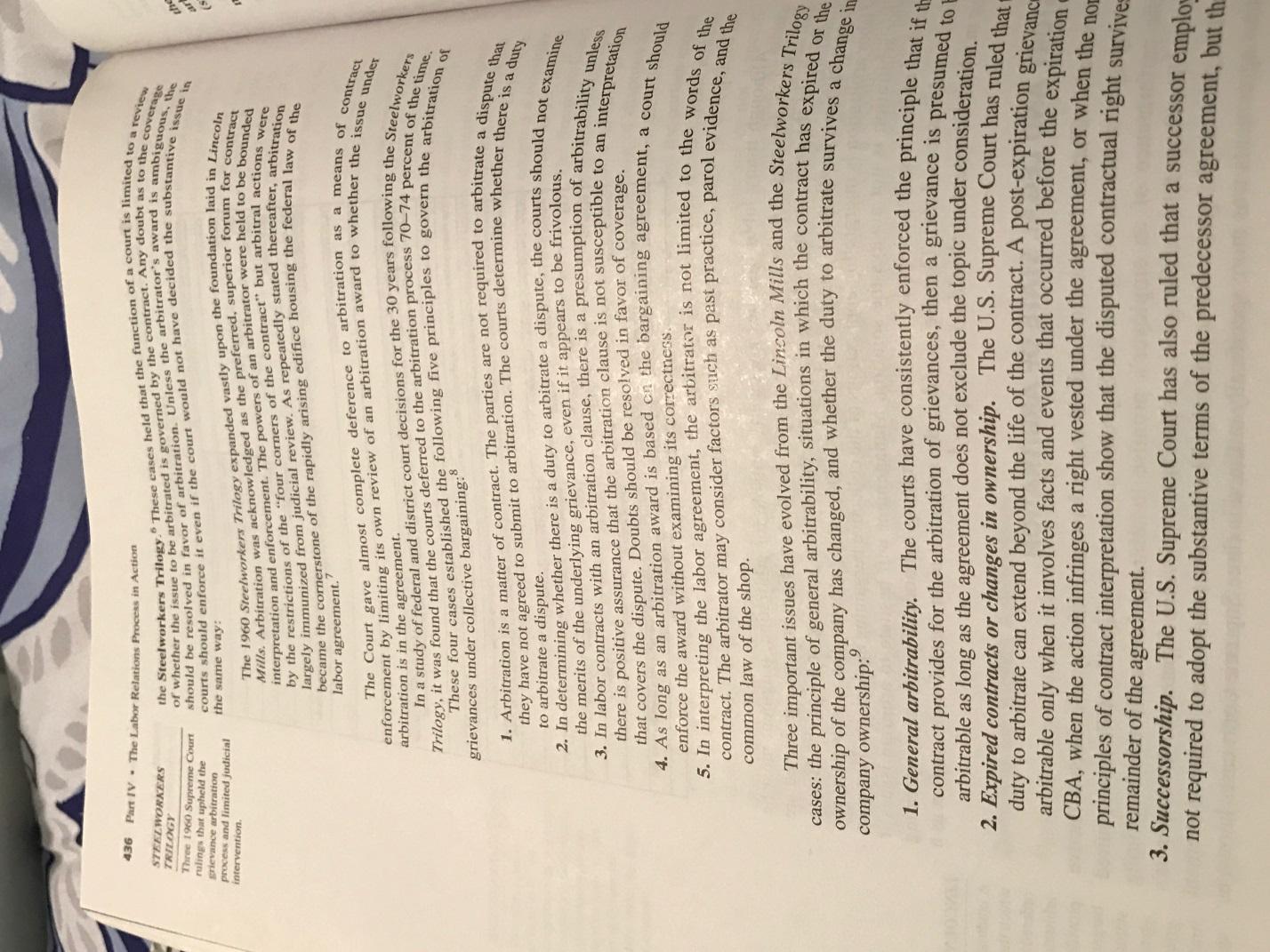 Read Chapter 12 entitled The Arbitration Process thoroughly and write about it 11