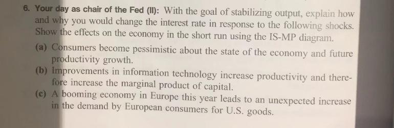 some questions for macro 2
