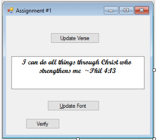 Programming Assignment #1 1