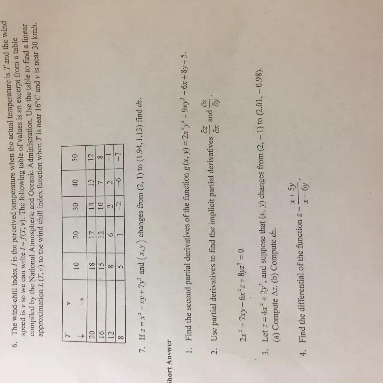 Calculus III homework help 4